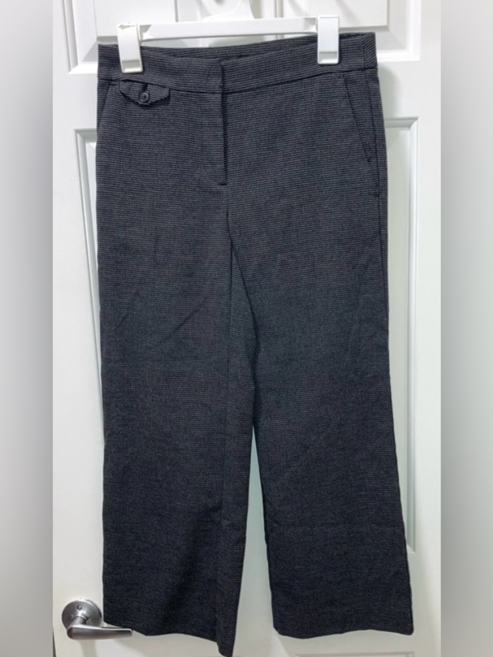Womens Loft high-waist wide-leg curvy trouser dress pants Petite Size 2P